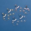 Wholesale of best-selling creative Korean-style flower earrings for women, 925 silver needle stud earrings, simple and retro ethnic style earrings from the manufacturer Application Scenario